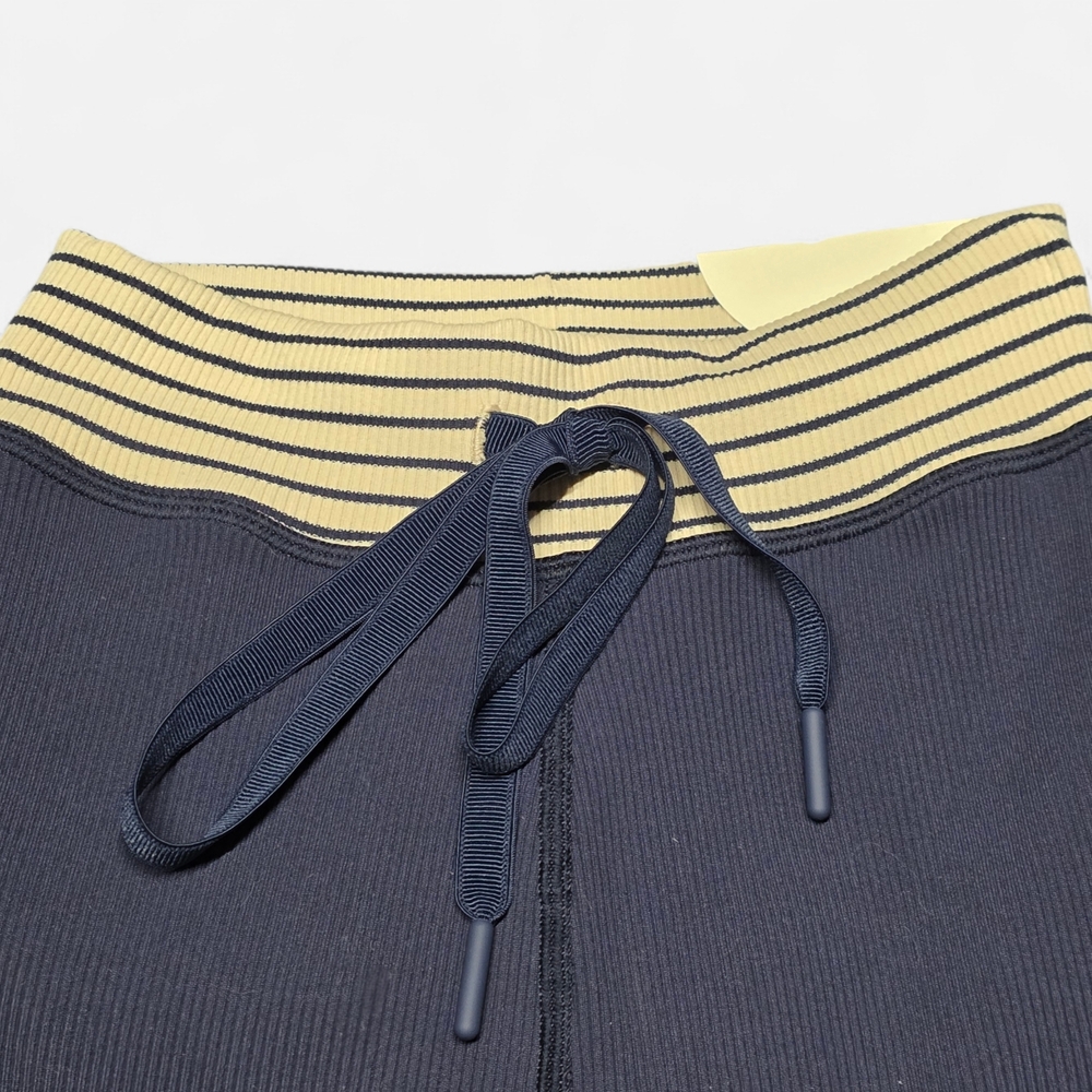 NEW Offline By Aerie Dark Blue Ribbed 7/8 Leggings Size Small - Picture 5 of 9